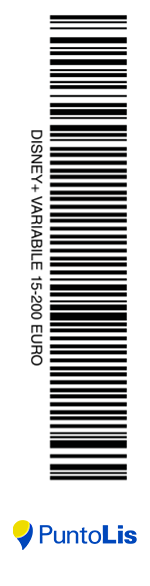 codice a barre Disney 12 mesi